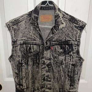 Levi’s Vintage Acid Wash Denim Vest